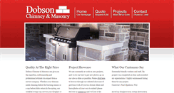 Desktop Screenshot of dobsonmasonry.com